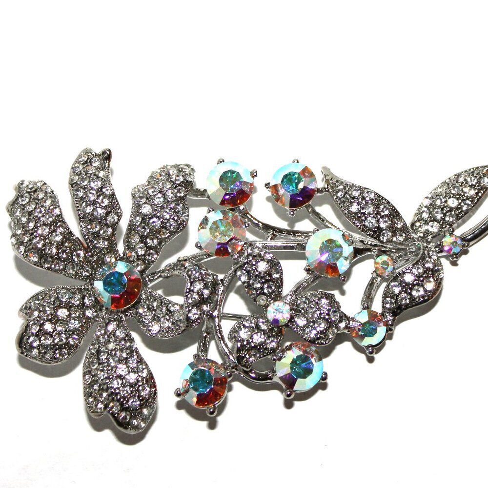 Floral Flower Brooch Pin